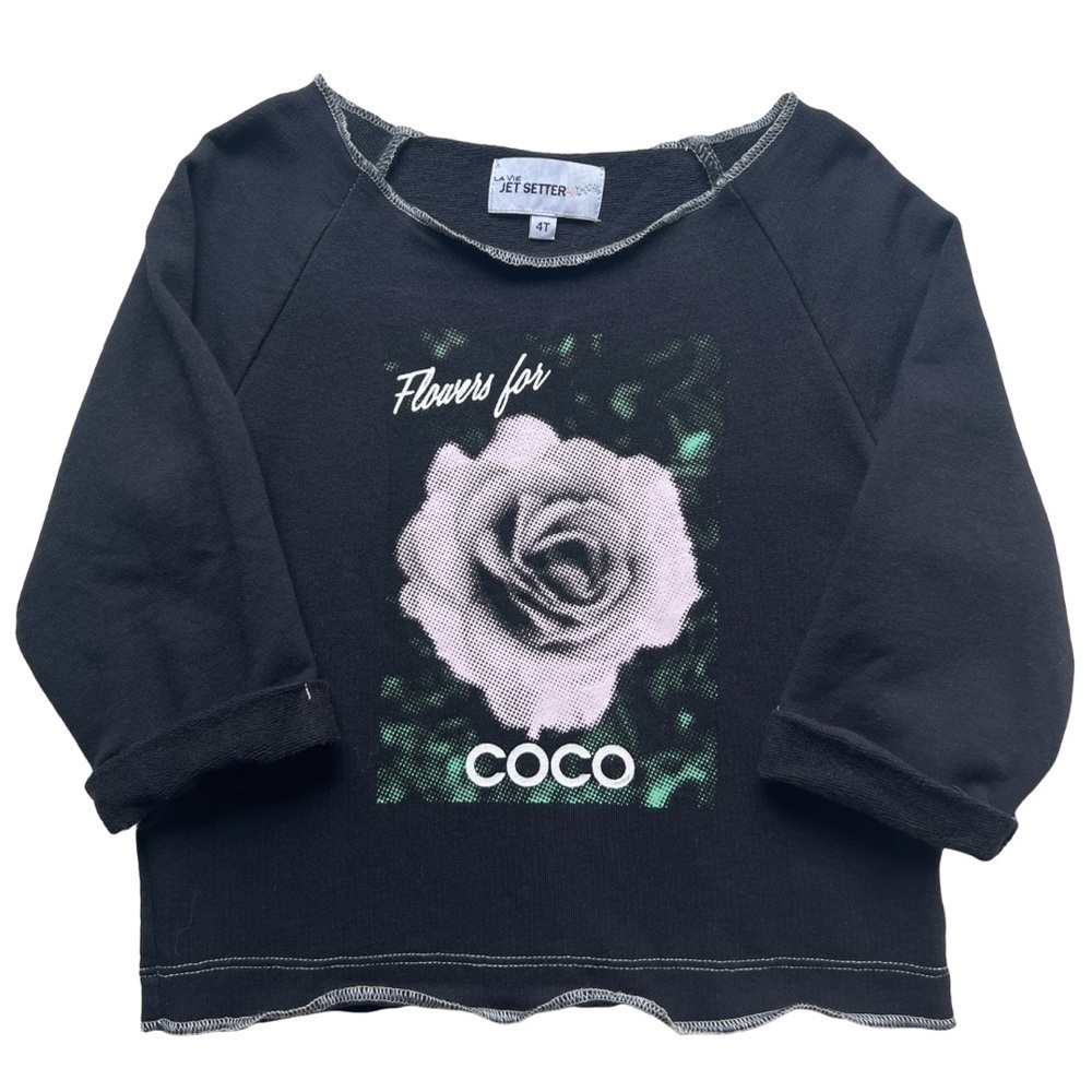La Vie Jet Setter “Flowers For Coco” Sweatshirt!
